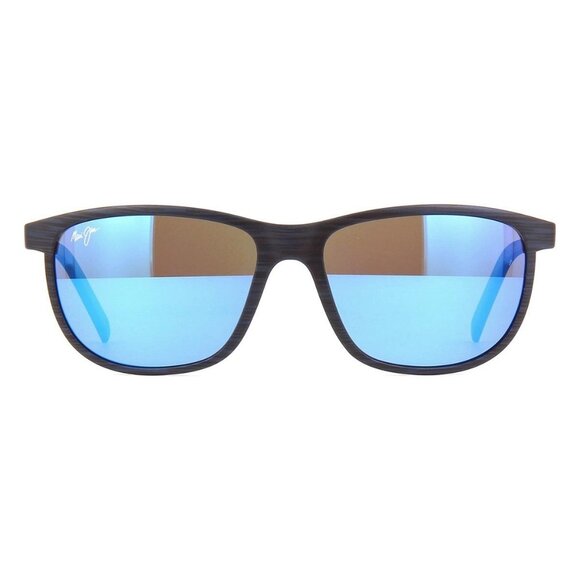 New MAUI JIM Dragons Teeth Blue Polarised Square B811 03S Sunglasses Women - Picture 2 of 4